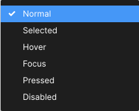 Figma component states