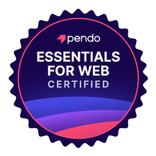 Pendo Essentials for Web Certification logo