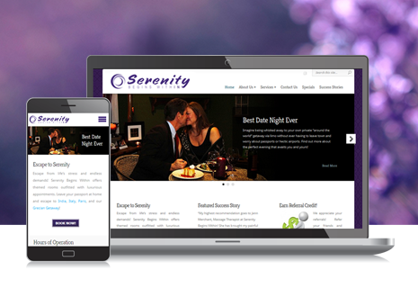 Thumbnail of Serenity Begins Within website